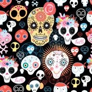 The pattern of skulls