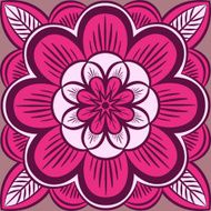 Floral ornament vector illustration N22