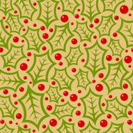 Holly giftpaper or wallpaper?