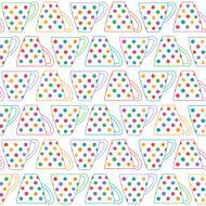 Seamless background with cups