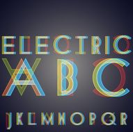 Alphabet with effect of interference N2