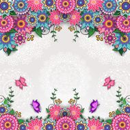 Floral background N760