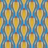 blue vertical pattern with leaves