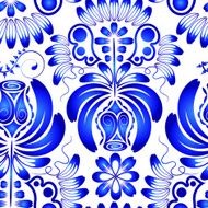 Seamless texture with flowers on a white background Flower