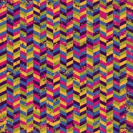 Retro Screen Printed Geometric Pattern N6