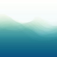 Water Wave Vector Illustration For Your Design N11