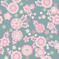 beauty seamless floral pattern N3