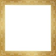 Vector Gold Frame