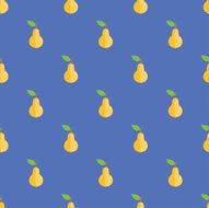 Seamless Pear Pattern Background