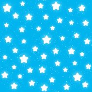 Seamless pattern with shiny stars