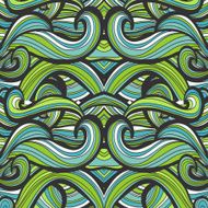 Curl abstract pattern with multicolored waves Vector illustration N11