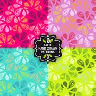 Vector seamless simple pattern set N10