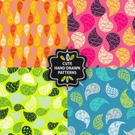 Vector seamless simple pattern set N11