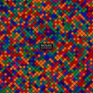 abstract mosaic background of pattern colorful squares