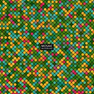 abstract mosaic background of pixel pattern multicolored squares N2