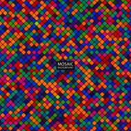 abstract mosaic background of pattern colorful squares N2