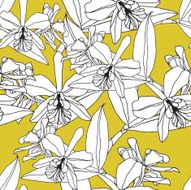 Seamless Pattern with floral ornament N73