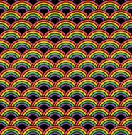 Seamless Rainbow Pattern