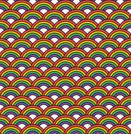 Seamless Rainbow Pattern N2