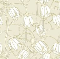 Seamless Pattern with floral ornament N75