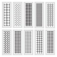 black and white mix style pattern