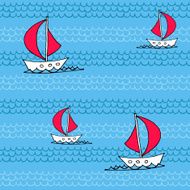Summer seamless pattern N24