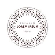 Vector set outline emblems and badges - abstract hipster logo