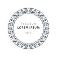 Vector set outline emblems and badges - abstract hipster logo N3