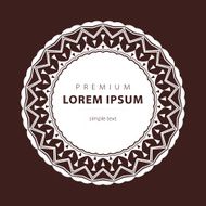 Vector set outline emblems and badges - abstract hipster logo N14