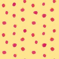 Red spots pattern on yellow background