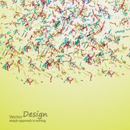 Colored figures of book cover magazine vector