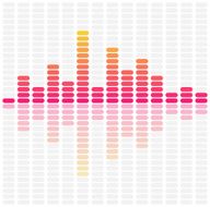 Abstract sound waves equalizer Audio pulse music N2