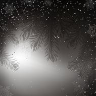 Black and white Christmas background
