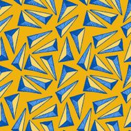 Triangle vector seamless pattern N5