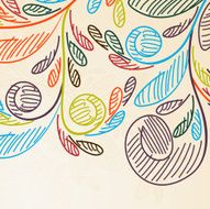 Floral abstract background N183