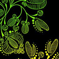 Floral abstract background N194