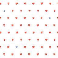 Seamless polka dot hearts pattern N3