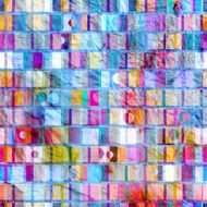 abstract geometric pattern of squares