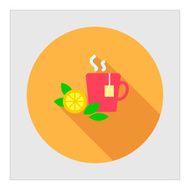 Tea with mint and lemon