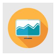 Computer monitor with histogram