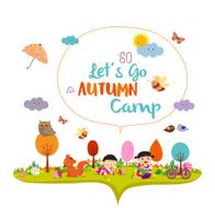 Hello autumn Autumn season background