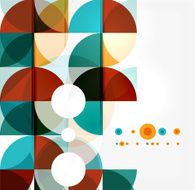 Semicircle triangle pattern N223