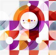 Semicircle triangle pattern N228