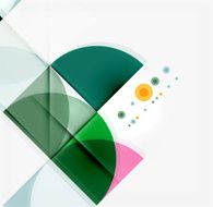Semicircle triangle pattern N235