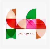 Semicircle triangle pattern N240