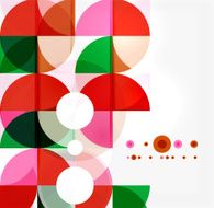 Semicircle triangle pattern N241