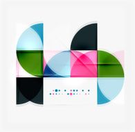 Semicircle triangle pattern N243