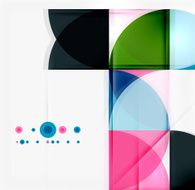 Semicircle triangle pattern N244