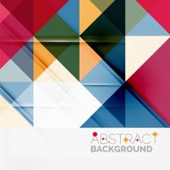 Abstract geometric background Modern overlapping triangles N277