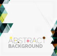 Abstract geometric background Modern overlapping triangles N281